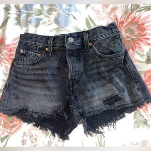 Black Levis Shorts